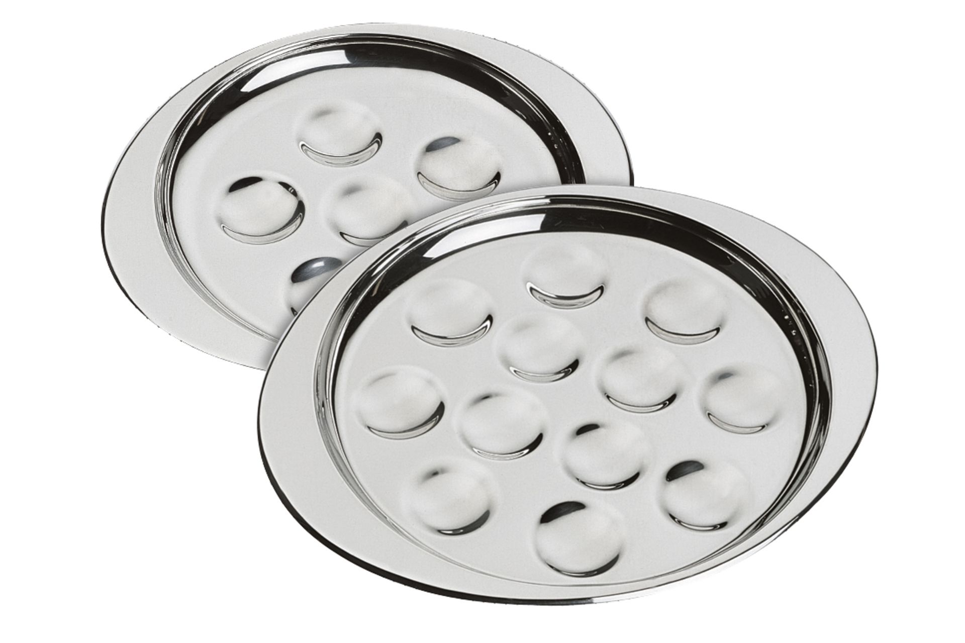 PIATTO LUMACHE INOX 12 POSTI