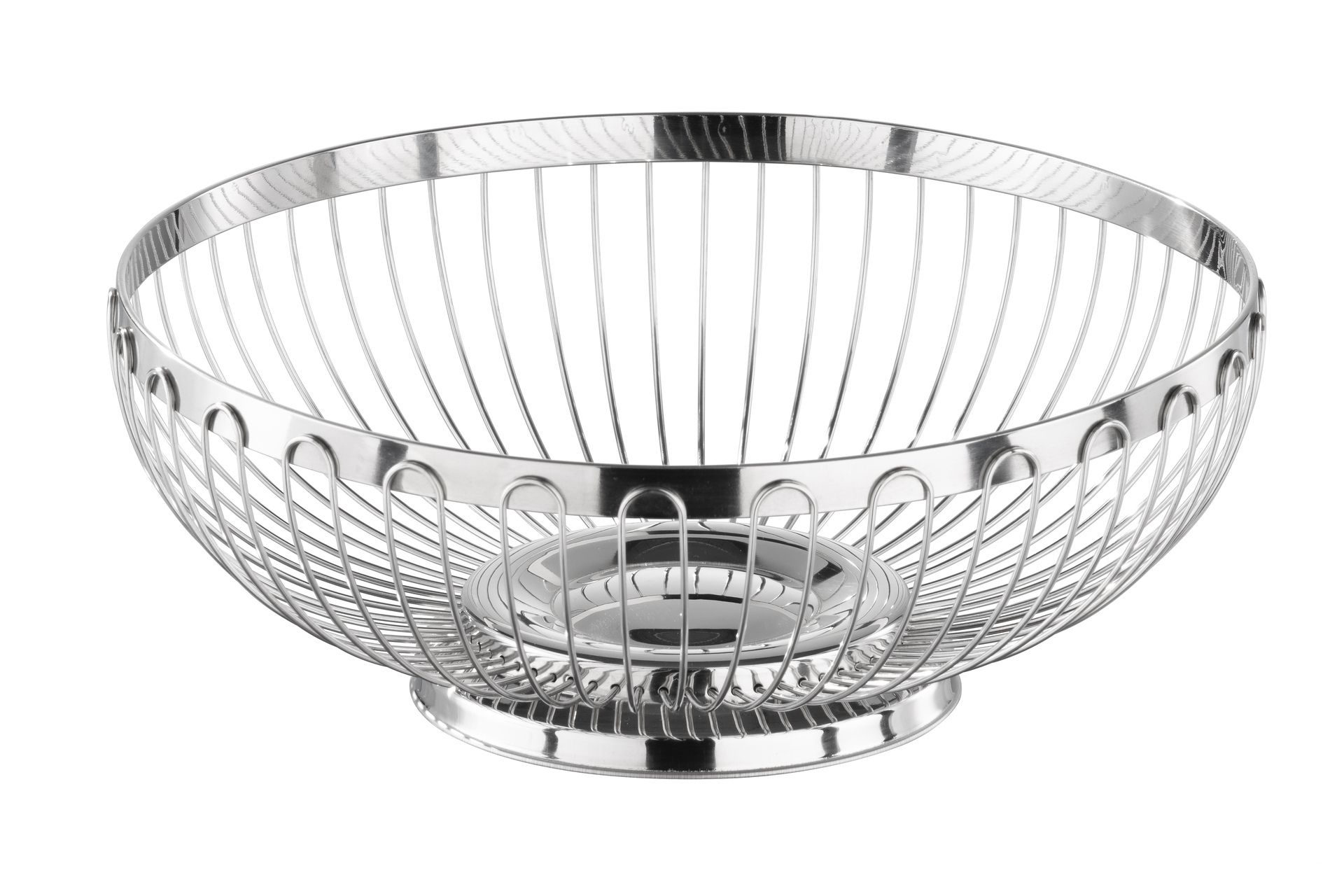 CESTINO PANE FILO INOX TONDO