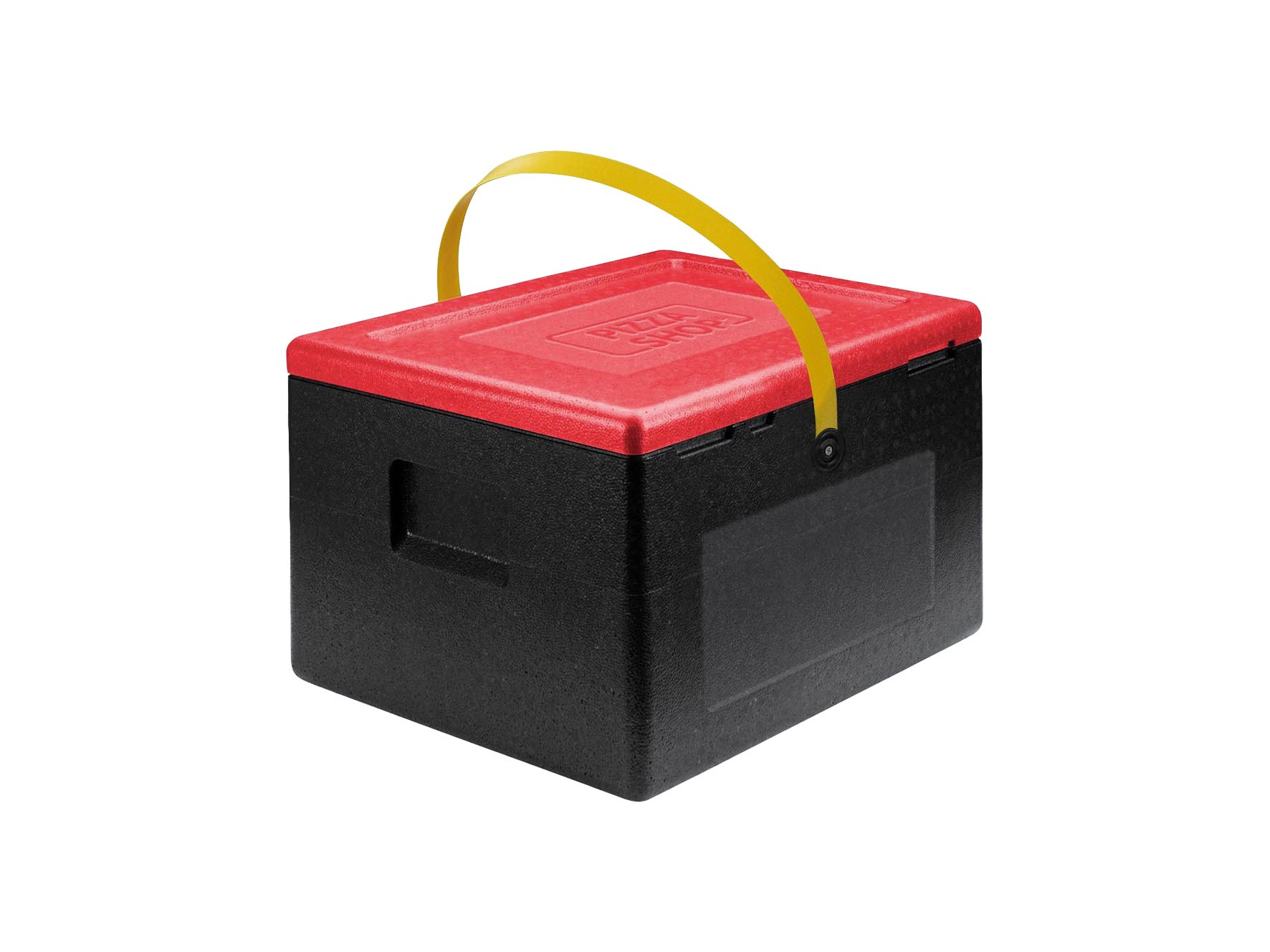 CONTENITORE ISOTERMICO NERO/ROSSO