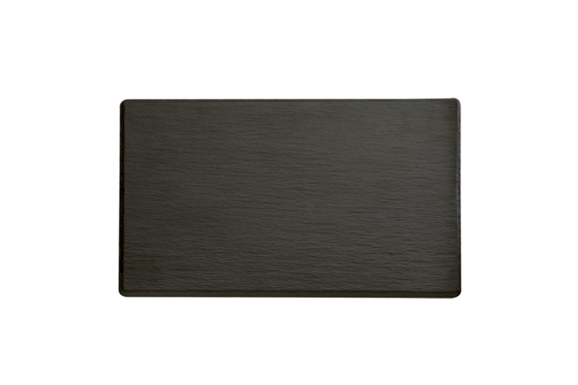 VASSOIO RETTANGOLARE EFFETTO ARDESIA misura GN 1/4 colore nero