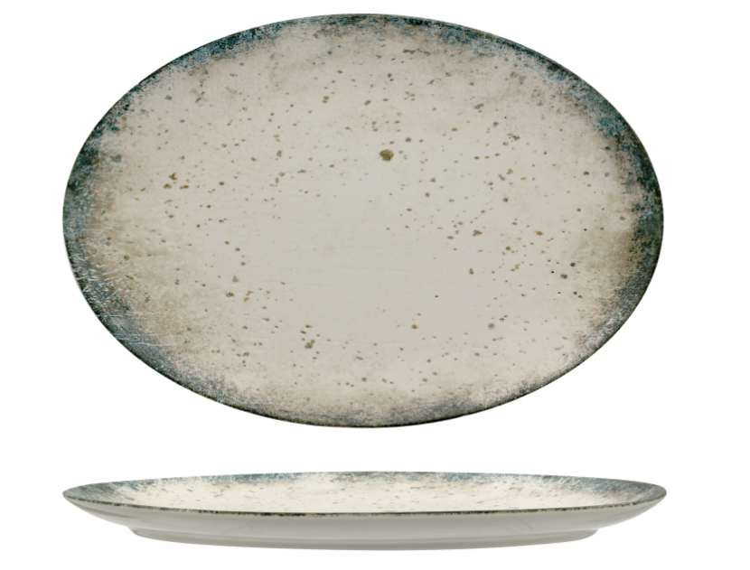 VERDANT TITANIUM - PIATTO OVALE