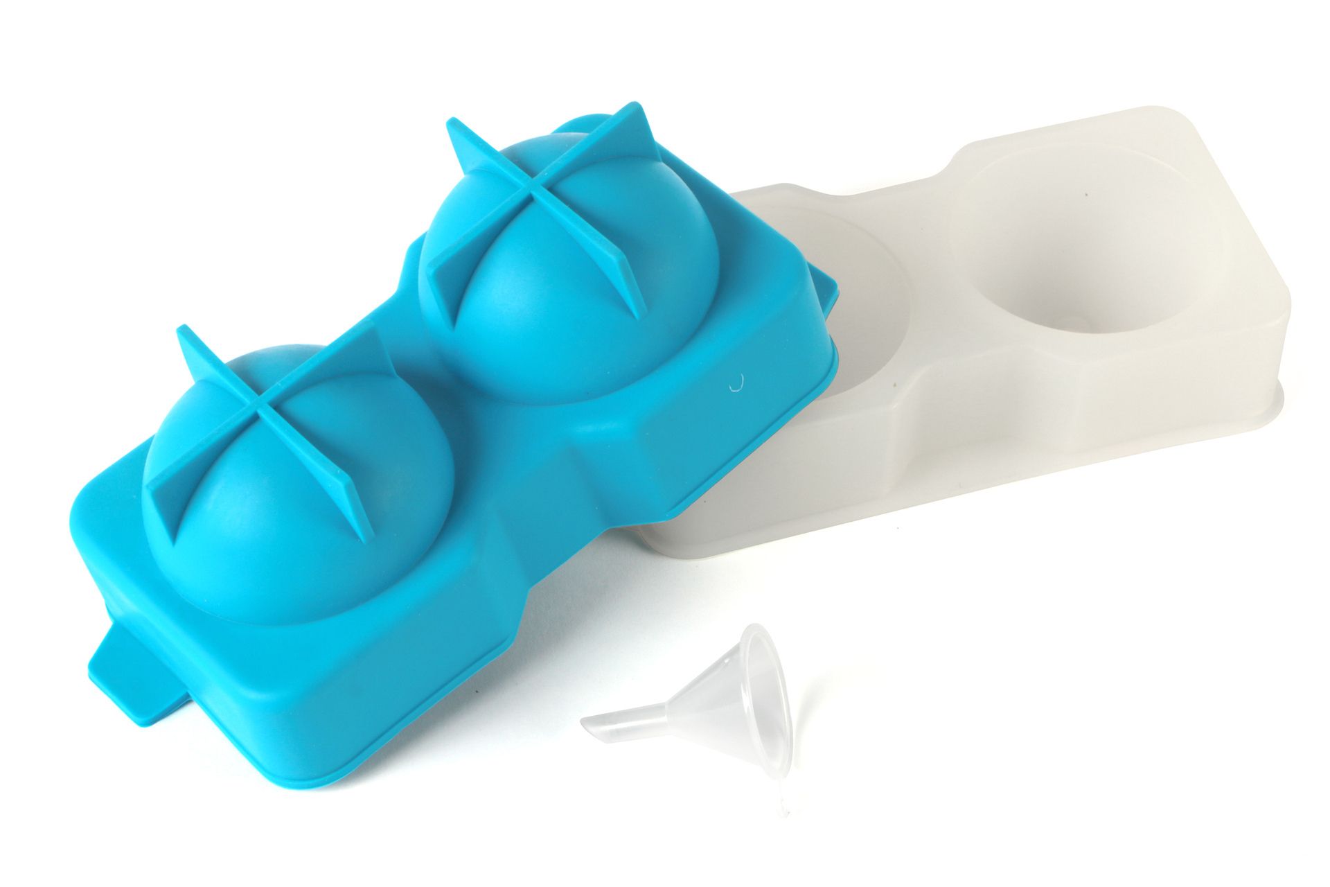 STAMPO IN SILICONE 2 SFERE DI GHIACCIO