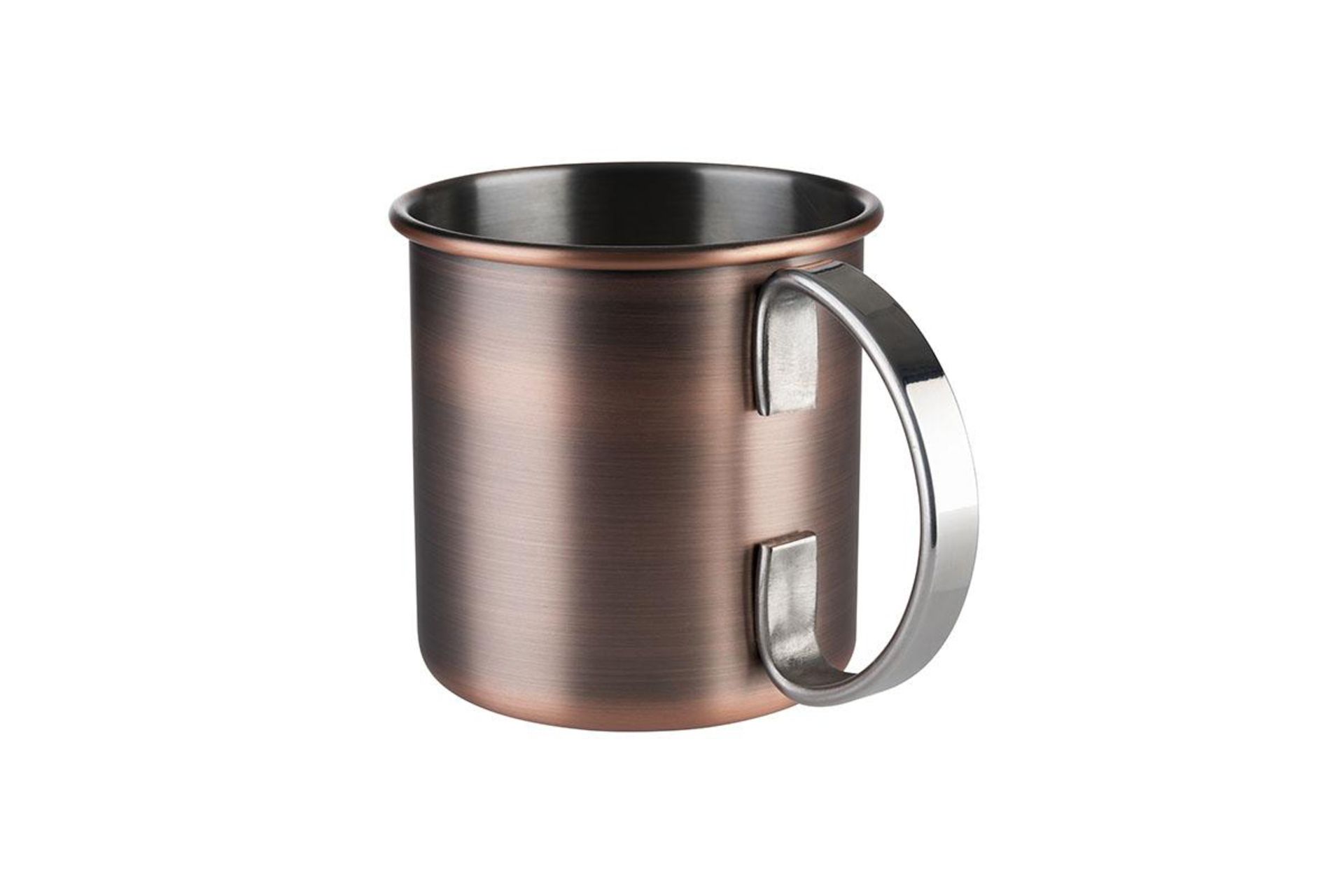 BICCHIERE INOX colore bronzo superfice opaca