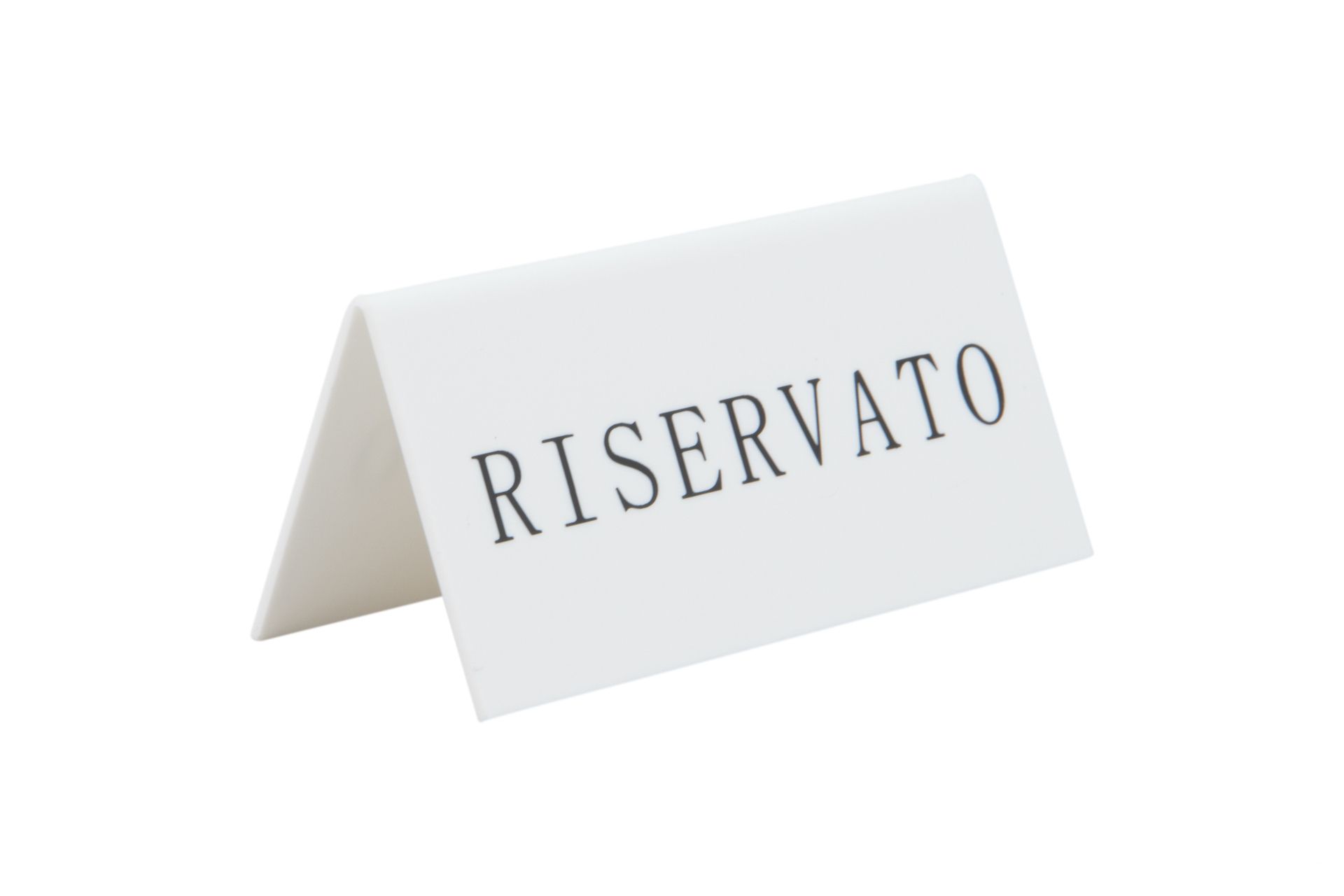 SEGNAPOSTO RISERVATO